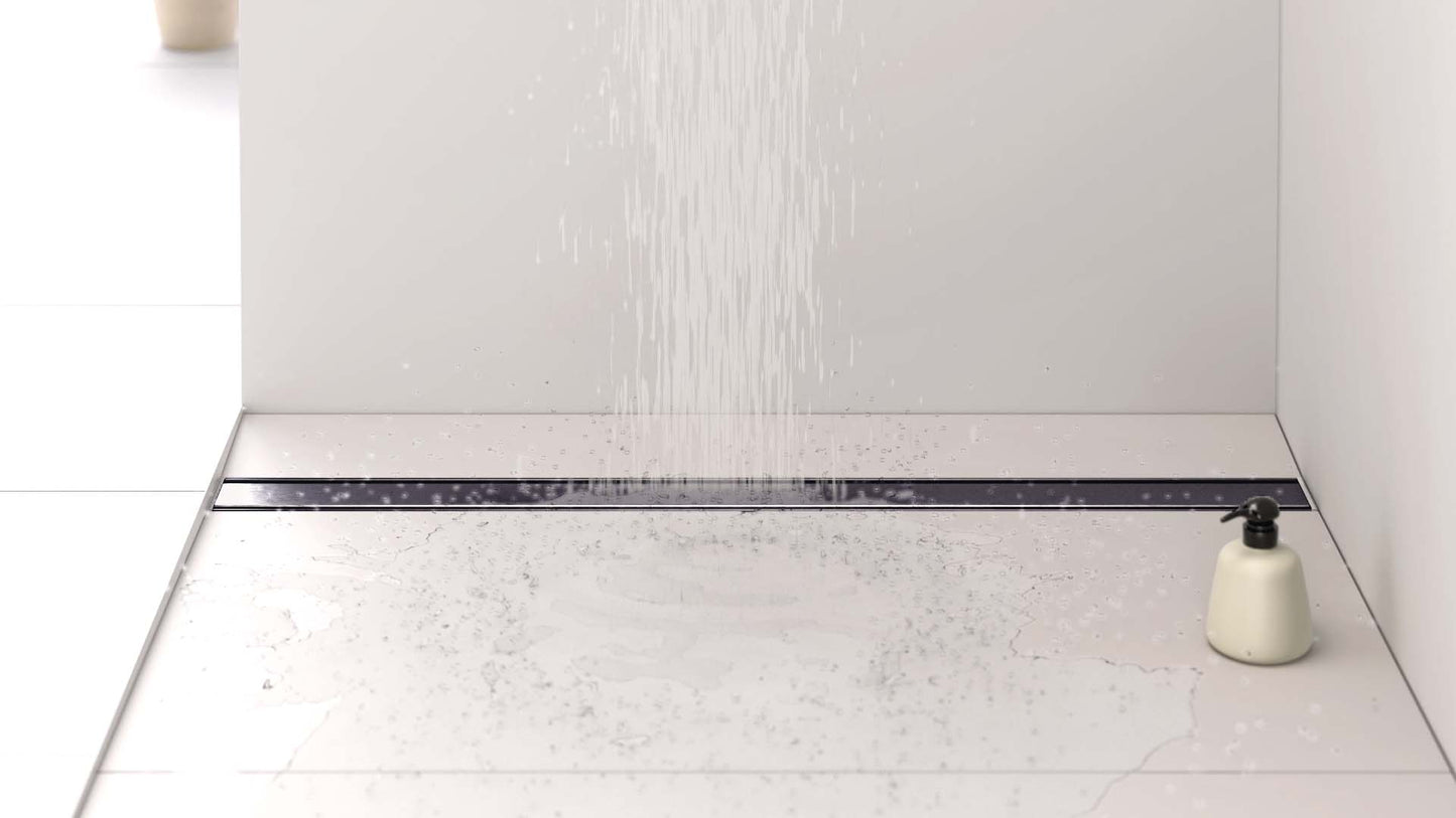 Ambientebild der ARTstream in einer Duschnische mit Seifenspender.