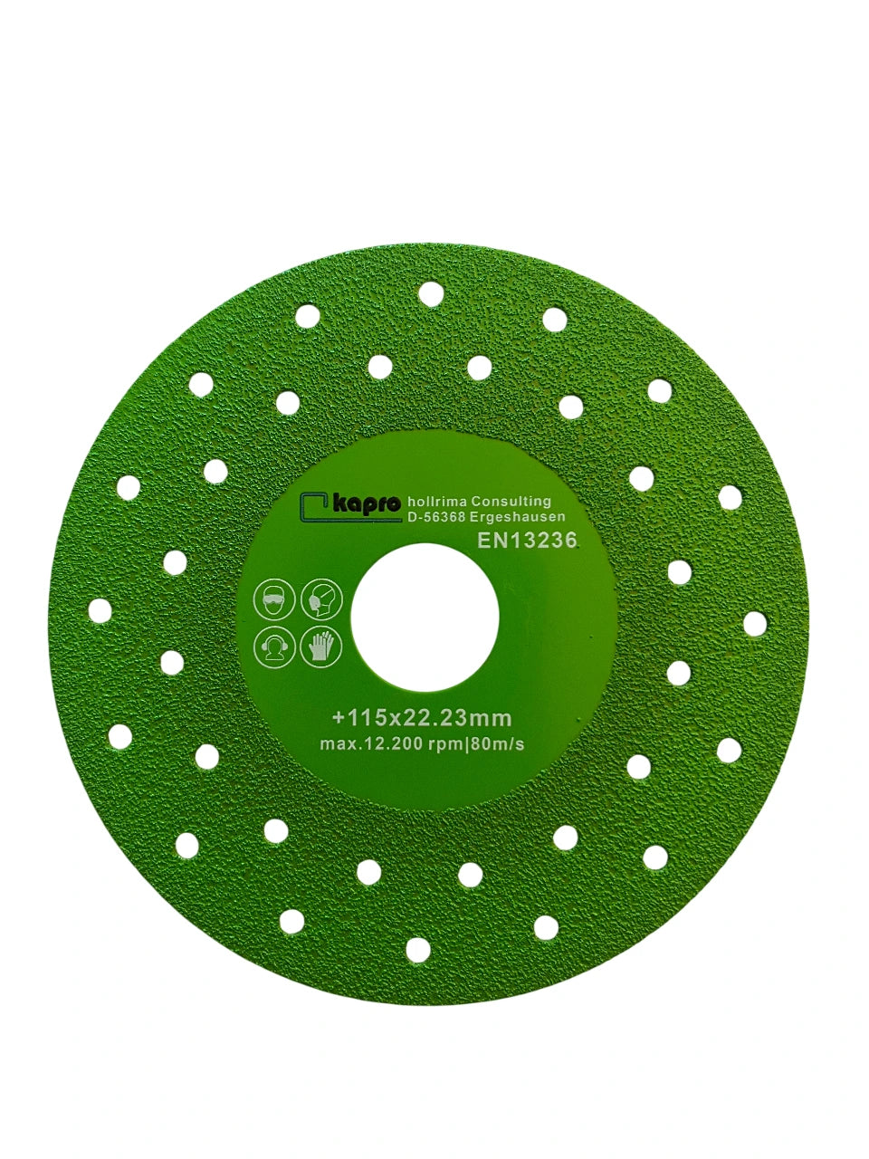 Volldiamantbeschichtete 115-mm Diamantscheibe mit ultradünner 1,8 mm Schnittfuge