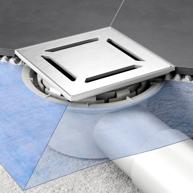 Punktablauf im Querschnitt eingebaut