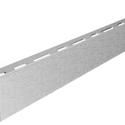 Boden-Gefällekeil in Oberfläche Edelstahl geschliffen. Vorderansicht.