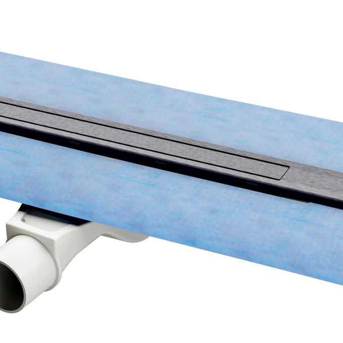 Komplettset Duschrinne Pera mit Dichtmanschette & Siphon