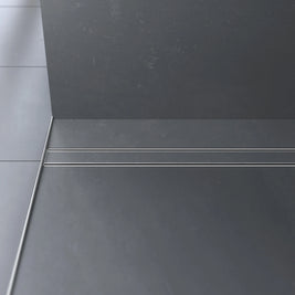 befliesbare Duschrinne Edelstahl Mulde linienentwässerung