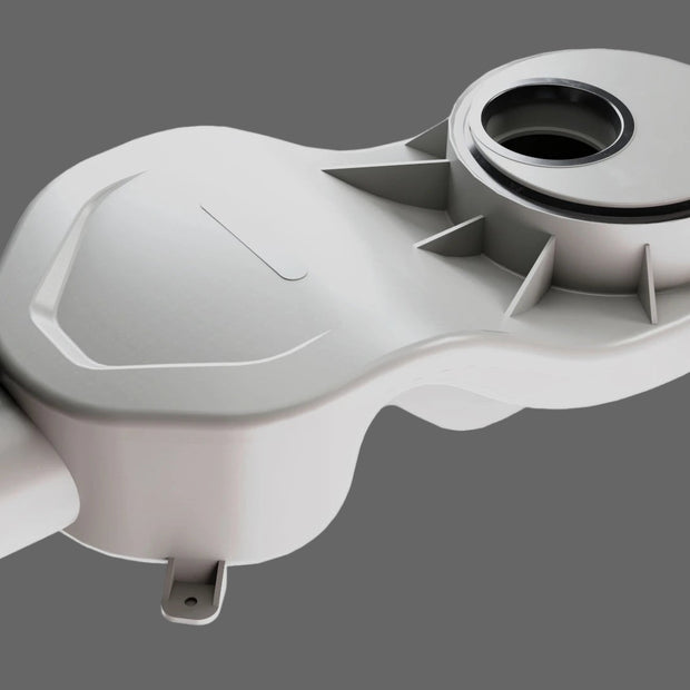 Bodenablauf DN 50 horizontal für flachen Estrichaufbau