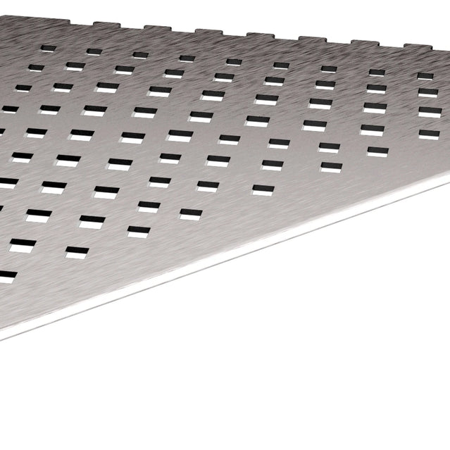 Duschablage Aqua Edelstahl geschliffen fliesenbündig ohne Bohren