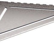 Duschablage Nova anthrazit aus Edelstahl fliesenbündig