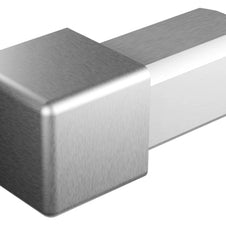 Eckstück Edelstahl geschliffen für Quadratprofile