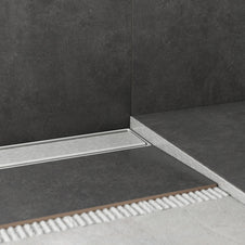 Gefällekeil Edelstahl für exakte Führung zur Duschrinne
