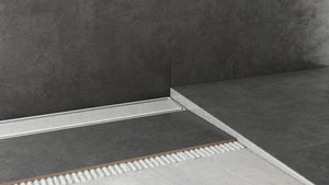 Gefällekeil Edelstahl für exakte Führung zur Duschrinne