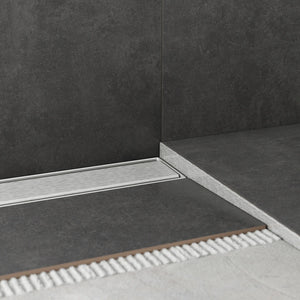 Gefällekeil Edelstahl für exakte Führung zur Duschrinne