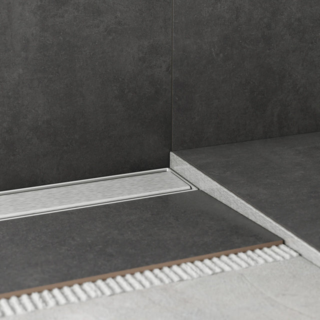 Gefällekeil Edelstahl für exakte Führung zur Duschrinne