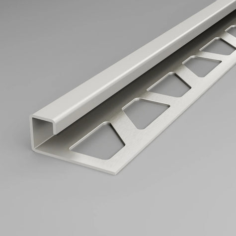 Quadratprofil Edelstahl glänzend für Fliesenkanten