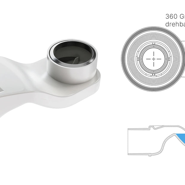 Siphon in Niedrigbauweise für Sanierungsdusche