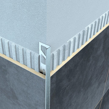 Edelstahl Winkelprofil für Fliesenkanten und Wandecken, korrosionsbeständig und langlebig